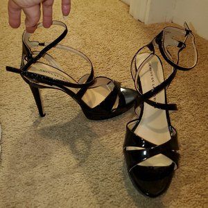Black Strappy Heels